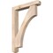 Ekena Millwork Westlake Craftsman Smooth Bracket w/ Offset Brace, Douglas Fir, 5 1/2"W x 32"D x 44"H BKT0604X32X44WTL04SDF - alternate 1